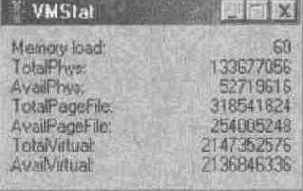 Программа-пример VMStat